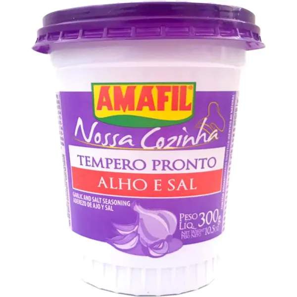 AMAFIL Tempero Pronto Alho e Sal 300g
