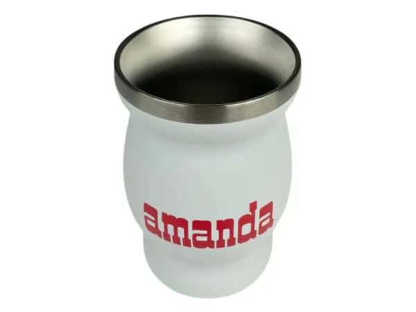 Amanda Stainless Calabasa Mate Kopp